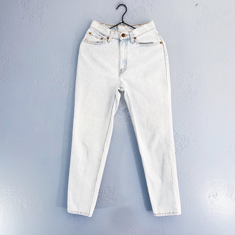 Levi's 512 90s Vintage Light Wash Mom Jeans 7/25”